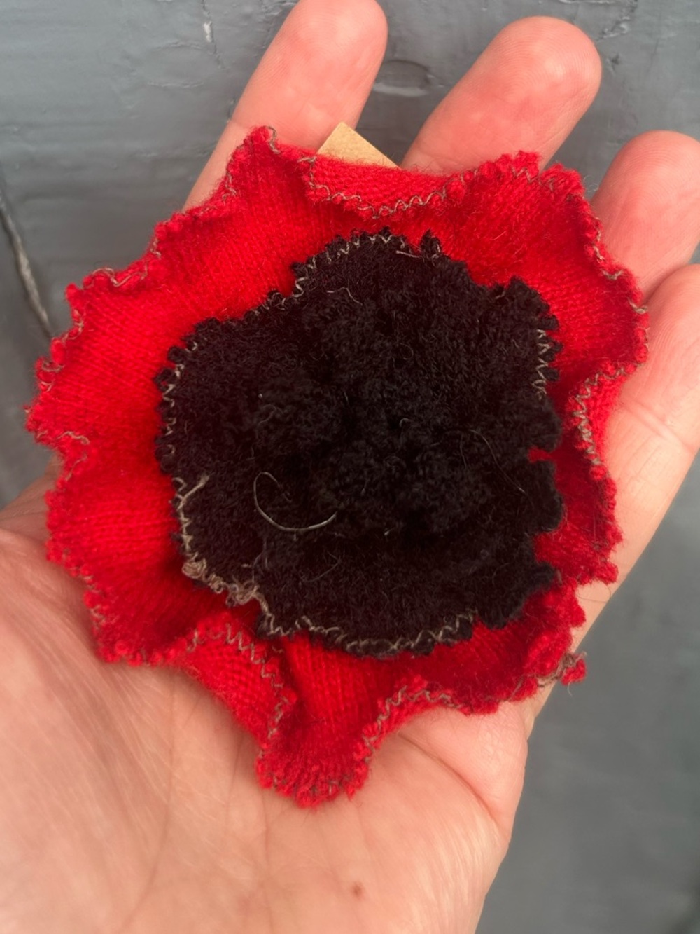 Vintage Cashmere Floral Brooch
